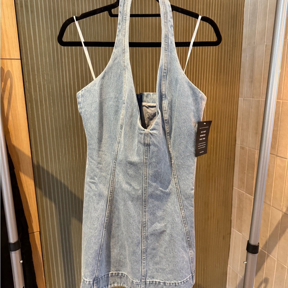 Retrofete Light Blue Denim Dress